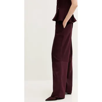 Dámské kalhoty Kalhoty Stine Goya SG.SS25.P077.2330 burgundské 93X, vel. S
