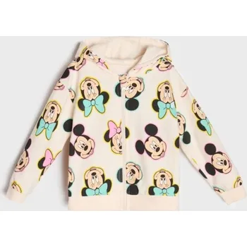 Oblečení a móda Sinsay - Mikina s&nbsp;kapucí Minnie Mouse - begóniová - 352DG-31X - 352DG-31X-74