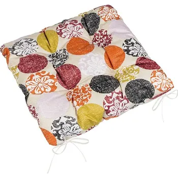 Podsedák Sedák BERTA prošívaný Hnědá,Vínová,Oranžová BX13018 - 40x40 cm