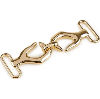 Ozdobné zapínání ruce, průvlek 20 mm, barva 2 zlatá klasik