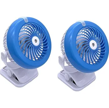 Vzduchotechnika Fan Cool Mist dobíjecí přenosný ventilátor pro domácí, kancelářské (Stolní ventilátor.)