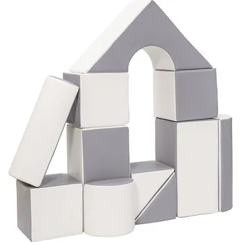 ostatní stavebnice Pěnové kostky-obří stavebnice 11 ks white-grey