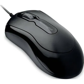 Myš Kensington optická myš, přenos kabelový, 3 tlačítko, 1000 dpi, černá