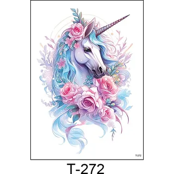 Odstranitelné tetování Dočasné voděodolné tetování -Jednorožec Unicorn - T-272