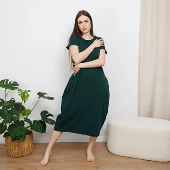 Dámské šaty Šaty Raindrop Long Day Green Velikost: M