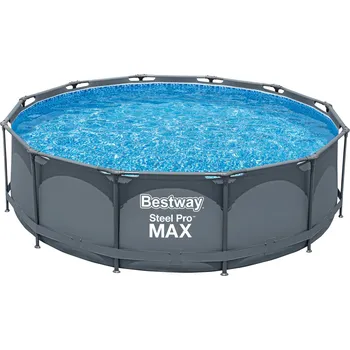 Bazén Bestway Bazén Steel Pro Max s filtračním zařízením a schůdky, Ø 3,66 x 1 m