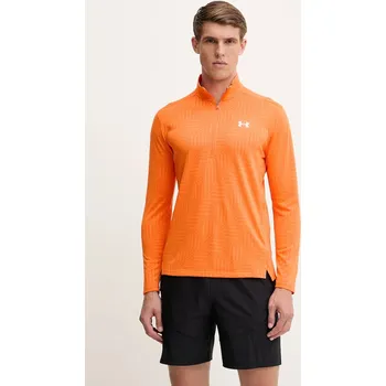 Dámská mikina Tréninková mikina Under Armour UA Tech Geotessa 1385260 oranžová 22X, vel. M