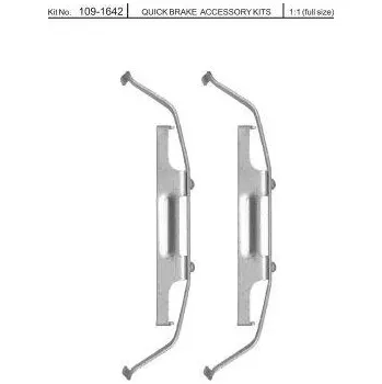 Brzdový systém Sada příslušenství brzdových destiček QUICK BRAKE