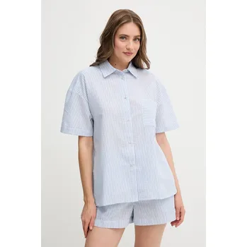 Pánská košile Košile Tommy Hilfiger UW0UW05866 modrá 50X, vel. M