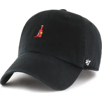Kšiltovka Bavlněná baseballová čepice 47 brand Food Base Runner Icon XX.BSRIC1411GWS.BKG černá 99X, vel. ONE SIZE