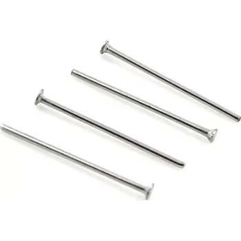 Materiál na výrobu šperku Ketlovací nýty 16 mm chirurgická ocel - 50 ks