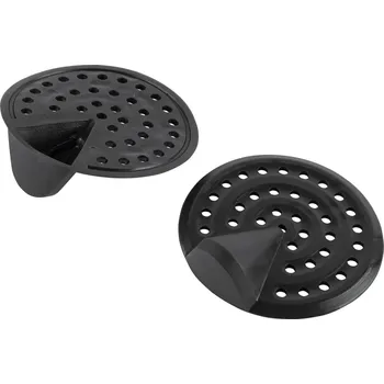 podložka do dřezu Lapač nečistot-sítko do dřezu silkikon antracit 2 ks