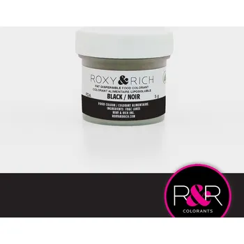 Potravinářské barvivo ROXY & RICH BARVA ROZPUSTNÁ V TUKU ČERNÁ - BLACK 5g