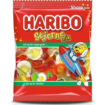 Bonbon Haribo Stjerne Mix 375 g