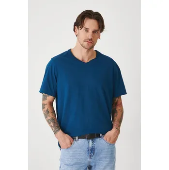 Bavlněné tričko Medicine pánské, modrá barva RS25.TSM091 57X, vel. S