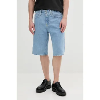 Pánské kraťasy Džínové šortky Calvin Klein Jeans J30J327186 modrá 50J, vel. 34