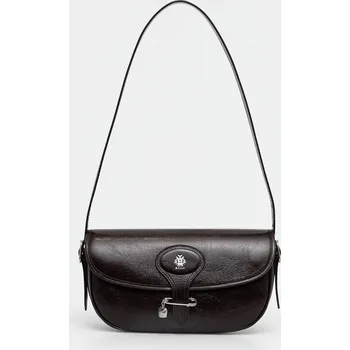 Kabelka Kožená kabelka Bally WAS02Z hnědá 89X, vel. ONE SIZE