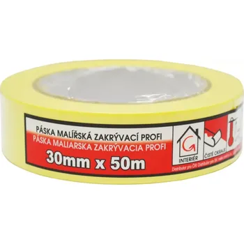 Páska malířská zakrývací BASIC 30 mm x 50 m MAKO 831330