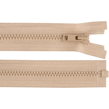 Zip Kostěný zip YKK No 3 délka 30 cm, malé, 085 béžová