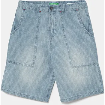 Dětské riflové kraťasy United Colors of Benetton 43Z9C9042.G.Seasonal modrá 50X, vel. 130