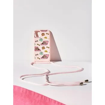 Pouzdro na mobilní telefon Sinsay - Pouzdro na iPhone 15 Pusheen - růžová - 573ED-30X - 573ED-30X-ONE