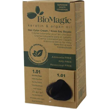 Barva na vlasy Barva na vlasy intenzivní modrá černá (1.01) 250 g - Biomagic