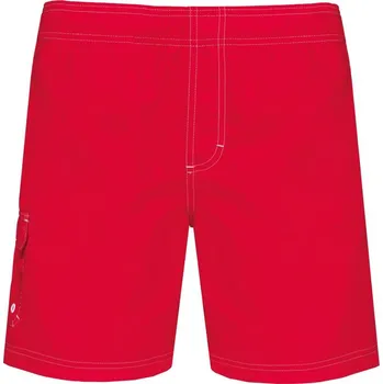 Pánské kraťasy Pánské šortkové plavky Proact Barva: Červená, Velikost: XS