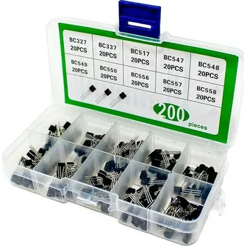 Tranzistory malého výkonu, pouzdro TO92, sada 200ks