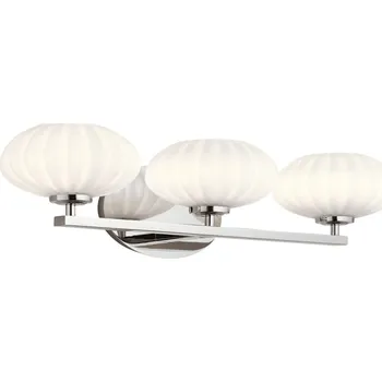 Zrcadlo Koupelnové svítidlo Pim nad zrcadlo - leštěný chrom