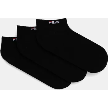 Pánské ponožky Ponožky Fila 3-pack černá barva, F5500 99X, vel. 35/38