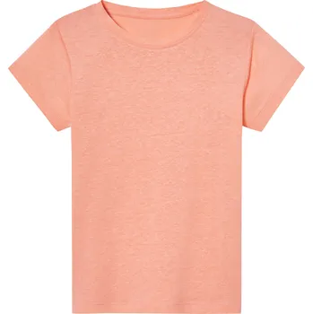 Dívčí tričko lupilu® Dívčí lněné triko (světle oranžová, 122/128)
