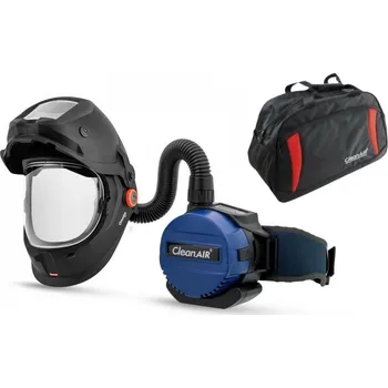 Svářečská kukla Filtrační souprava s FJ CleanAir Basic a kuklou Omnira COMBI air Ready 2 Work