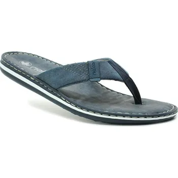 Pánské žabky RIEKER 21043-14 blue, pánské žabky vel.41