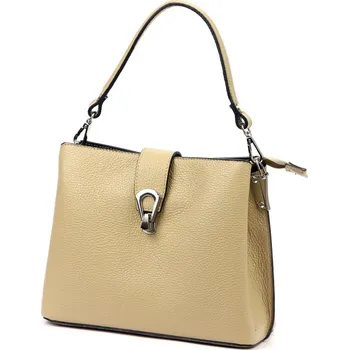 Kabelka Dámská kabelka Luka 24-069 DOLLARO tmavě béžová + doprava zdarma