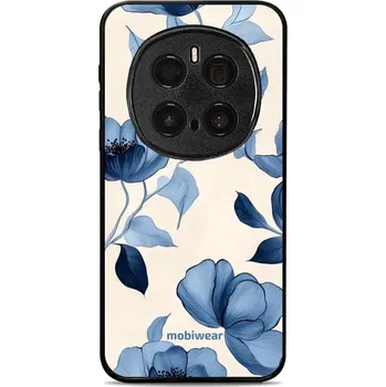 Pouzdro na mobilní telefon Lesklý kryt Mobiwear Glossy - Honor Magic7 Pro 5G - GP73G Modrá krása květů (Prémiové lesklé pouzdro, obal, kryt Mobiwear Glossy na mobil Honor Magic7 Pro 5G - GP73G Modrá krása květů, materiál Plast + TPU silikon - krytí po všech stranách, neošoupatelný)