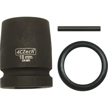 Gola hlavice 1/2” Hlavice průmyslová - 30 mm šestihranná CrMo + trn, o-kroužek