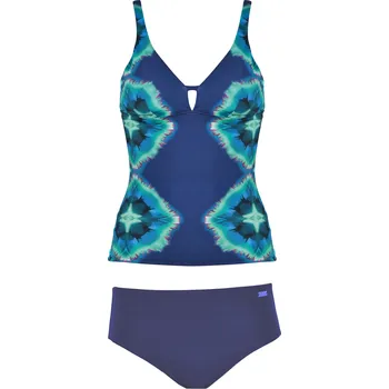 Dámské plavky Dámské plavky tankiny Naturana 77134 modré Barva: Modrá, Velikost: 85C