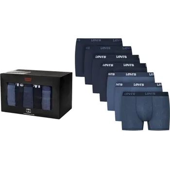 Boxerky Boxerky Levi's Men Boxershort 7-Pack Blue Combo M