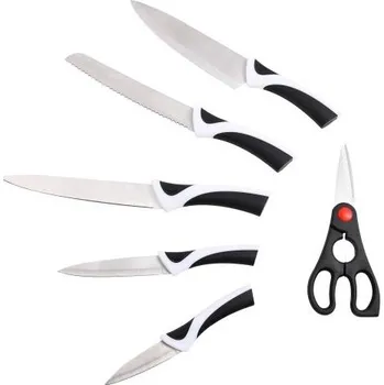 Kuchyňský nůž Bergner Sada nožů s nůžkami 6 ks KYOTO