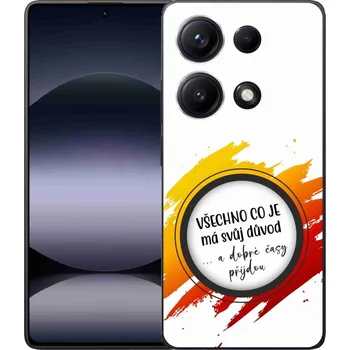 Pouzdro na mobilní telefon Gelový kryt mmCase na Xiaomi Redmi Note 14S - citát 3 bílé pozadí