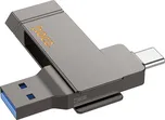 Paměťová karta Hoco Pendrive USB A + USB C Ud15 256Gb Usb3.2