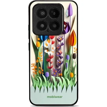 Pouzdro na mobilní telefon Lesklý kryt Mobiwear Glossy - Xiaomi 15 - G015G Barevné květinky (Prémiové lesklé pouzdro, obal, kryt Mobiwear Glossy na mobil Xiaomi 15 - G015G Barevné květinky, materiál Plast + TPU silikon - krytí po všech stranách, neošoupatelný potisk, tenké proveden