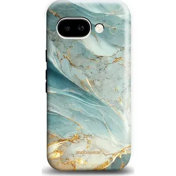 Pouzdro na mobilní telefon Odolný obal Mobiwear Elite Pro - Google Pixel 9A - EP34E Zelenkavý a zlatavý mramor (Odolné pouzdro, obal kryt Mobiwear Elite Pro - maximální ochrana mobilu Google Pixel 9A, zesílené hrany, přesné výřezy, pohodlné držení, odolná grafika, kvalitní materiál