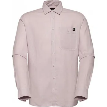 Pánské tričko Mammut Alvra Summer Longsleeve Shirt Men 6433 alpine calamint růžová S