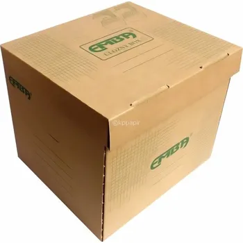 Archivační box Emba UB3 Úložný box 429 x 330 x 300 mm, zelený potisk