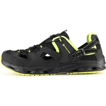 Pánské sandále Pánské sandály ALPINE PRO FIER 46 Černá, Reflexní neon