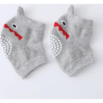 Chránič kolene Dětské protiskluzové chrániče kolen pro lezení | dětské návleky, kolenní chrániče - Šedá