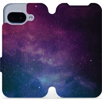 Pouzdro na mobilní telefon Flipové pouzdro Mobiwear - Google Pixel 9A - V147P Mlhovina (Knížkové flip pouzdro, obal, kryt na mobil Google Pixel 9A - V147P Mlhovina, materiál Umělá kůže + TPU - ochrana 360°, stojánek, silikonová vanička, magnetické zavírání)