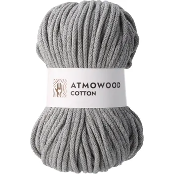 Příze cotton 5 mm - tmavě šedá