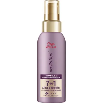 Vlasová regenerace Wella Wellaflex Style & Nourish 7v1 vlasové sérum 100 ml